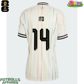 Japan Junya Ito #14 Bortatröja Kvinnor VM 2026 Kortärmad